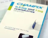 Packung Champix Filmtabletten, 0,5 mg und 1 mg. Eine mögliche Champix Alternative für Raucherentwöhnung.