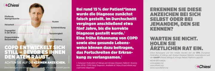 COPD-Symptome: Pfeifende Atemgeräusche, Husten, Kurzatmigkeit. Achten Sie auf Anzeichen, holen Sie ärztlichen Rat ein.